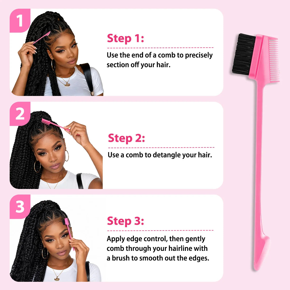 Goiple Lace Wig Adhesive and Hair Styling Kit 9 Piece Set - 23