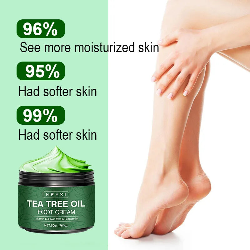 Heyxi Tea Tree Oil Foot Cream Deep Moisturizing Heel Repair