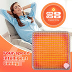 Electric Heated Foot Warmer with Adjustable Temperature and Timer