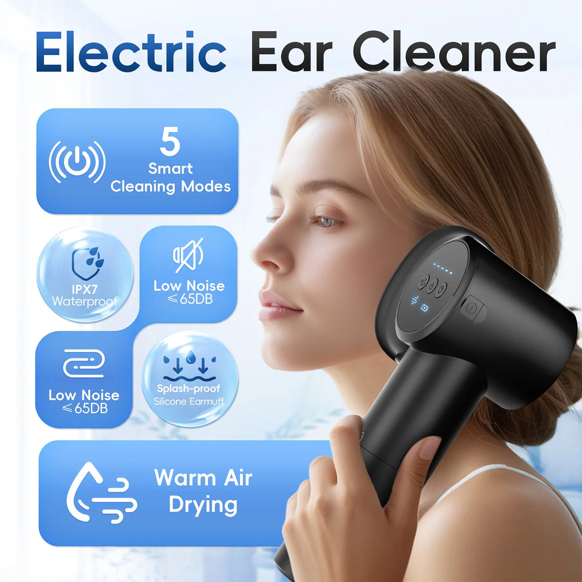 Electric Ear Wax Removal Irrigation Kit with Dryer