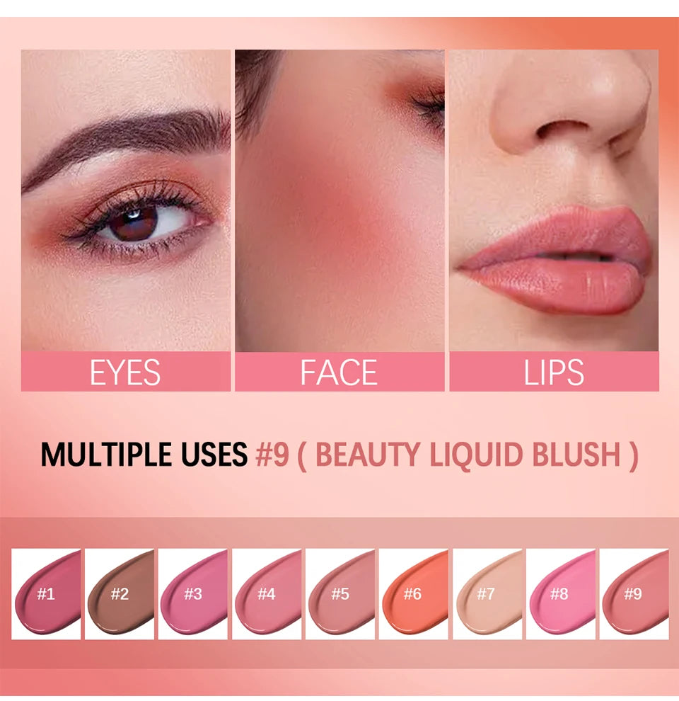 Long-Lasting Liquid Blush for Natural Glowing Makeup