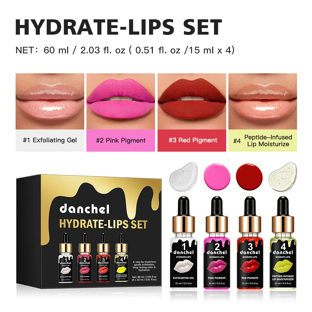 4-Step Lip Care and Tinting Treatment Set - 22