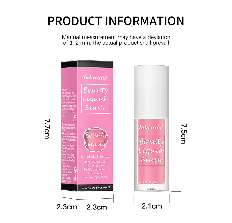 Long-Lasting Liquid Blush for Natural Glowing Makeup - 16