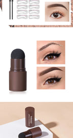 OCHEAL Eyebrow Stamp Kit Waterproof Brow Powder Makeup Stencil Set