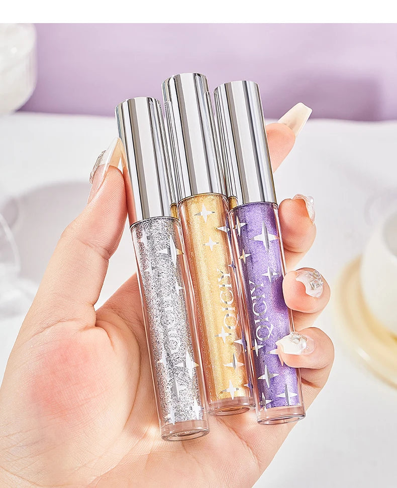 Glitter Mascara Waterproof Shiny Lash Enhancer for Party Makeup