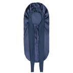 Extra Large Silk Satin Sleep Bonnet with Elastic Hair Band