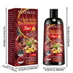 7 in 1 Claret Herbal Hair Dye Shampoo 100ml