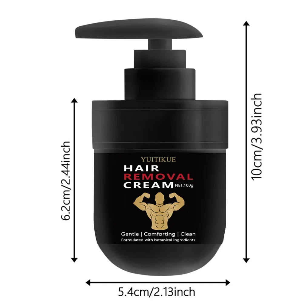 Mens Hair Removal Cream 100g Full Body Use