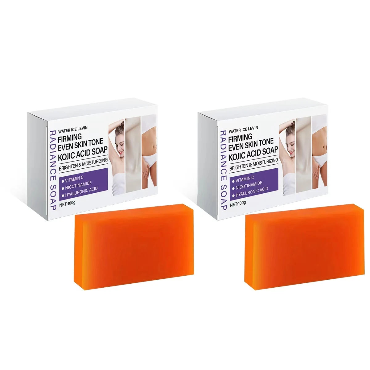 Radiance Kojic Acid Soap with Vitamin C Niacinamide Brightening Bar