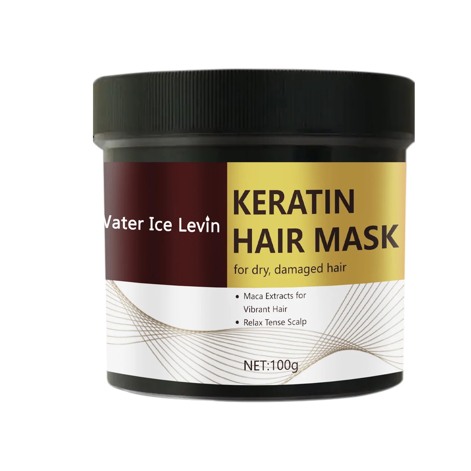 Keratin Hair Mask Deep Repair Conditioner for Dry and Damaged Hair 100g - 8