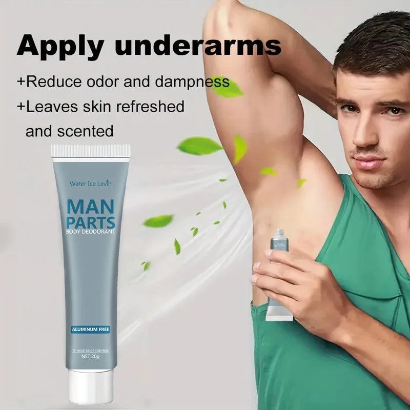 Water Ice Levin Men Body Deodorant Cream for Private Parts Underarms - 2