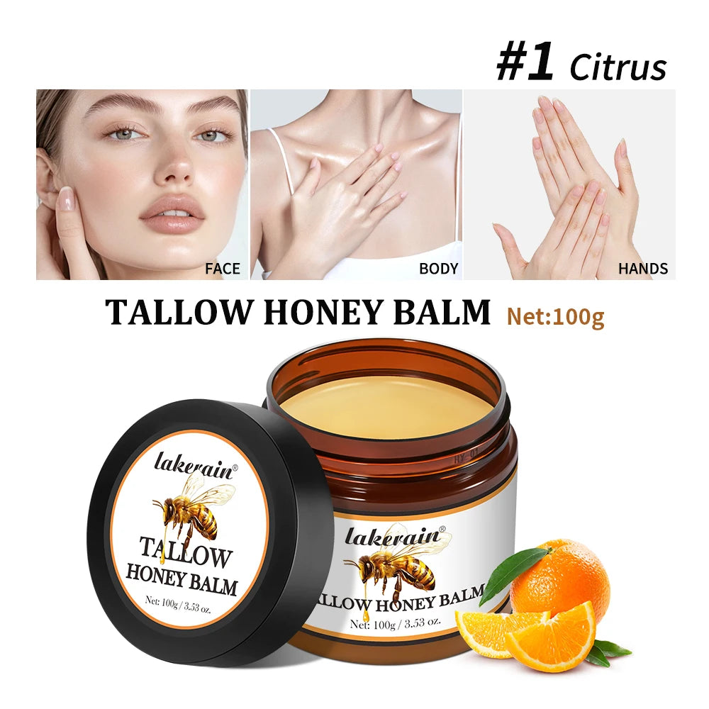 Whipped Beef Tallow and Honey Moisturizing Face and Body Balm - 20