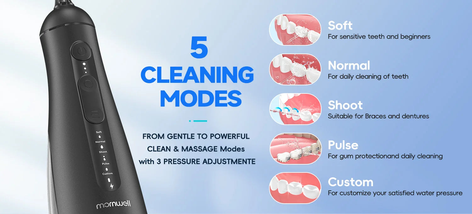 Cordless Water Flosser for Teeth and Braces - 9
