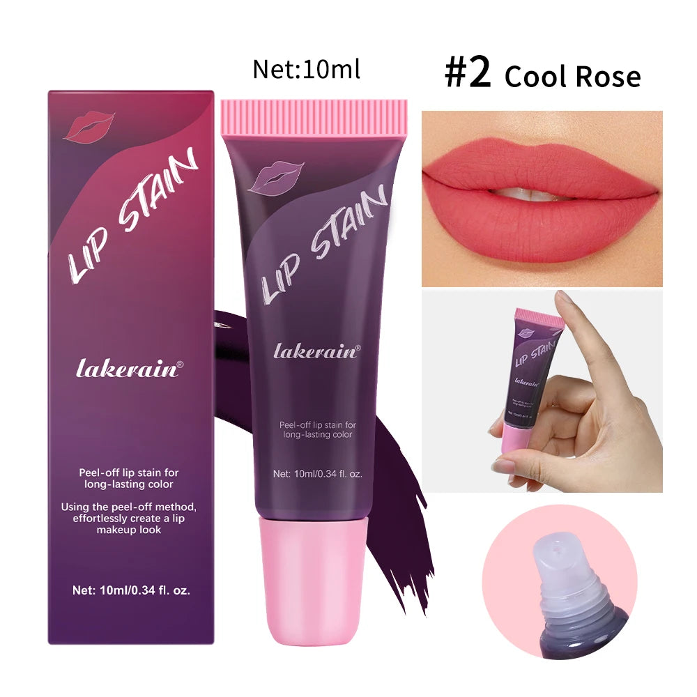 Waterproof Peel-Off Lip Stain Tattoo Tint