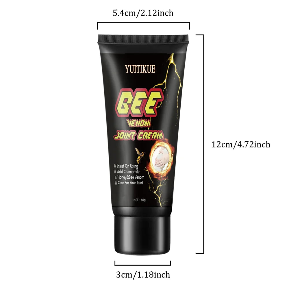 Bee Venom Joint Cream 60g Soothing Warming Relief Balm