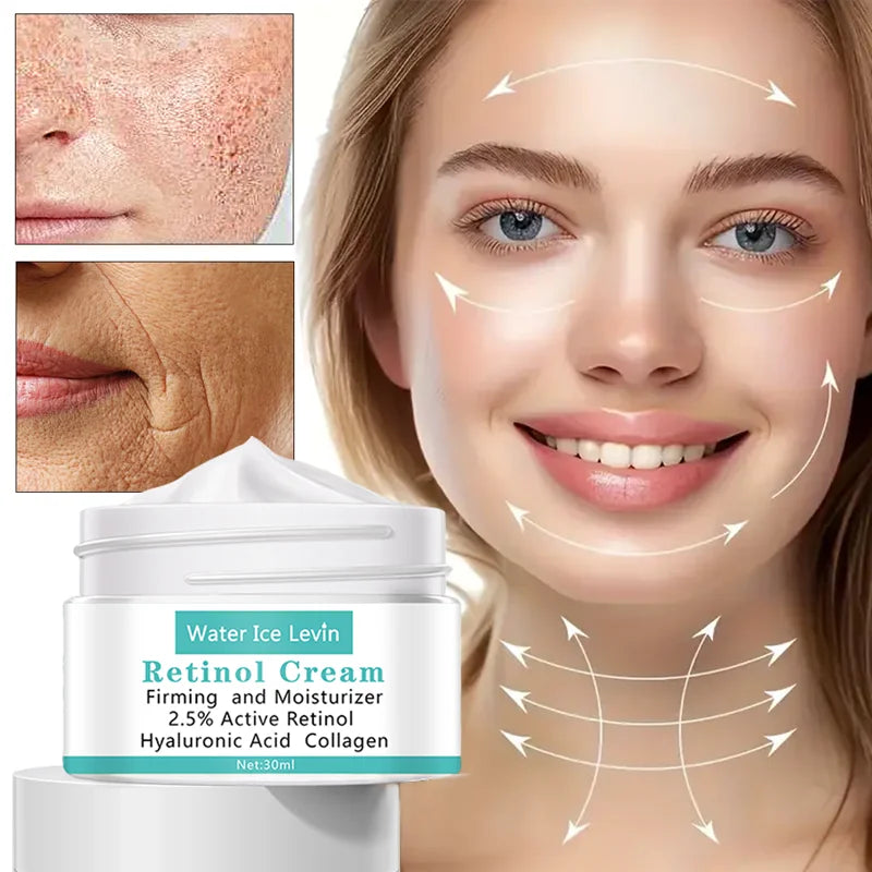 Water Ice Levin Retinol Cream Anti Aging Moisturizer Firming Face Care
