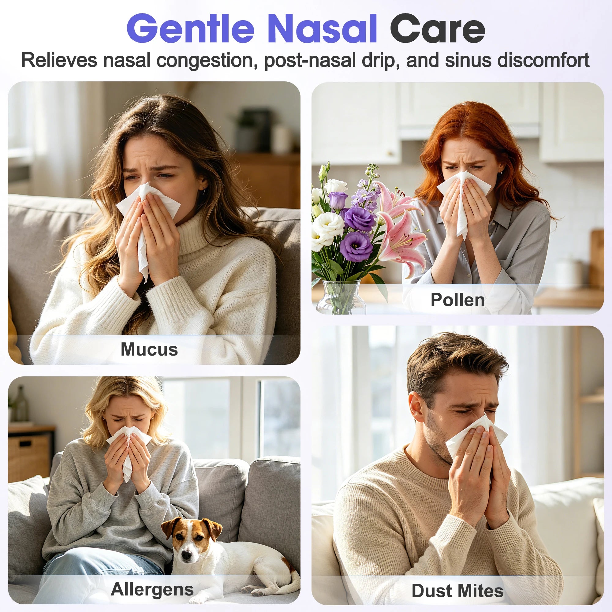 Electric Nasal Irrigator for Sinus Relief and Nasal Congestion - 2