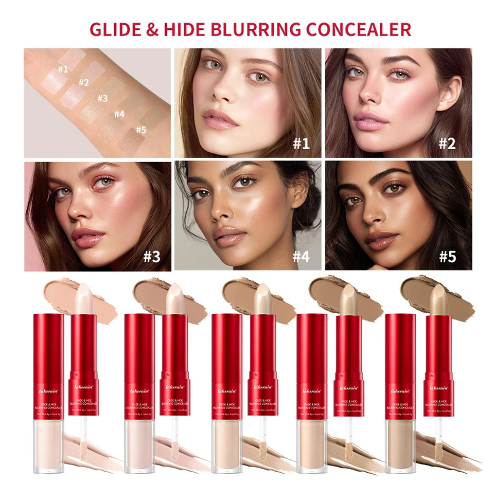 2-in-1 Blurring Concealer and Stick for Flawless Coverage