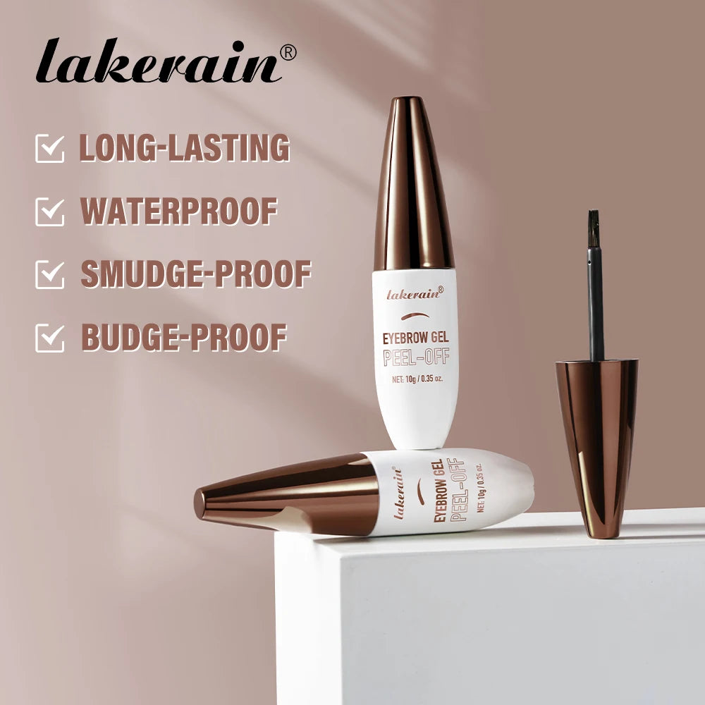 Waterproof Peel-Off Eyebrow Tint Gel for Long-Lasting Brows