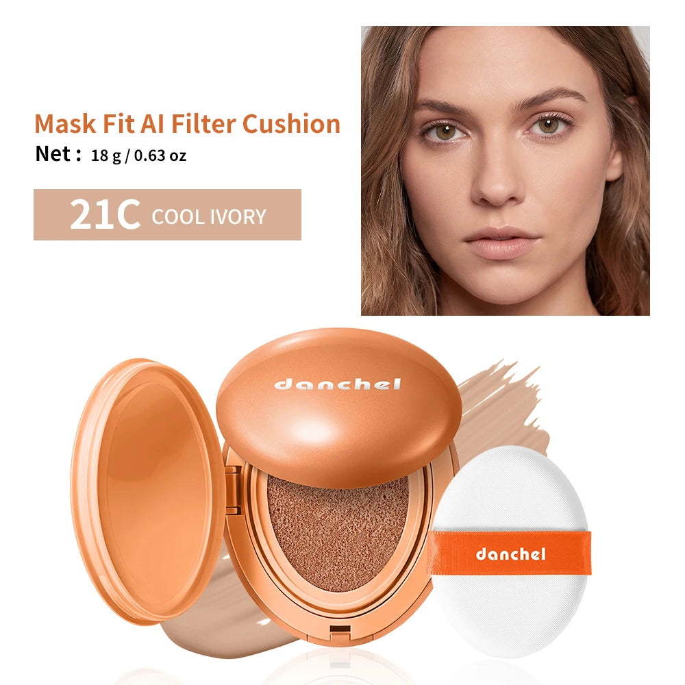 Sunscreen Cushion Foundation for Flawless Semi-Matte Coverage