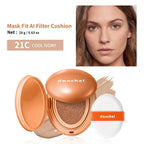 Sunscreen Cushion Foundation for Flawless Semi-Matte Coverage