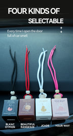 4 Pack Car Air Freshener Hanging Perfume Diffuser Odor Eliminator