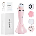 4-in-1 Electric Rotating Facial Cleansing Brush and Massager