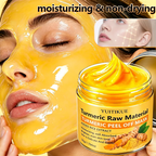 YUITIKUE Turmeric Rice Extract Peel Off Mask Brightening Facial Treatment