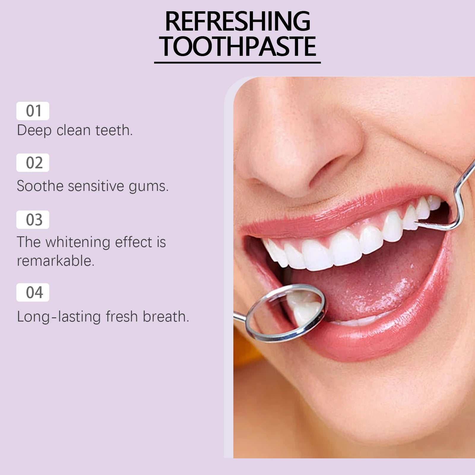 Brightening Toothpaste for Stain Removal and Fresh Breath - 10