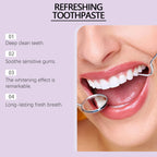 Brightening Toothpaste for Stain Removal and Fresh Breath