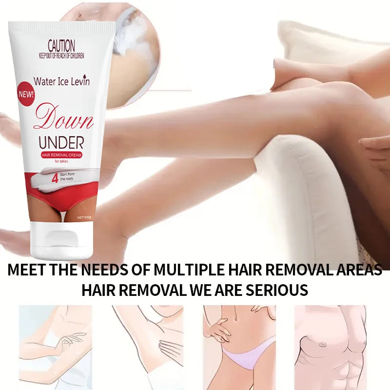 Water Ice Levin Gentle Hair Removal Cream for Sensitive Skin 100g - 2