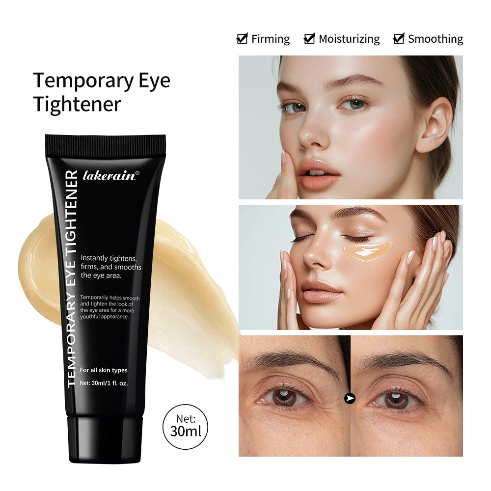Temporary Anti-Aging Eye Tightening Cream for Wrinkles and Puffiness