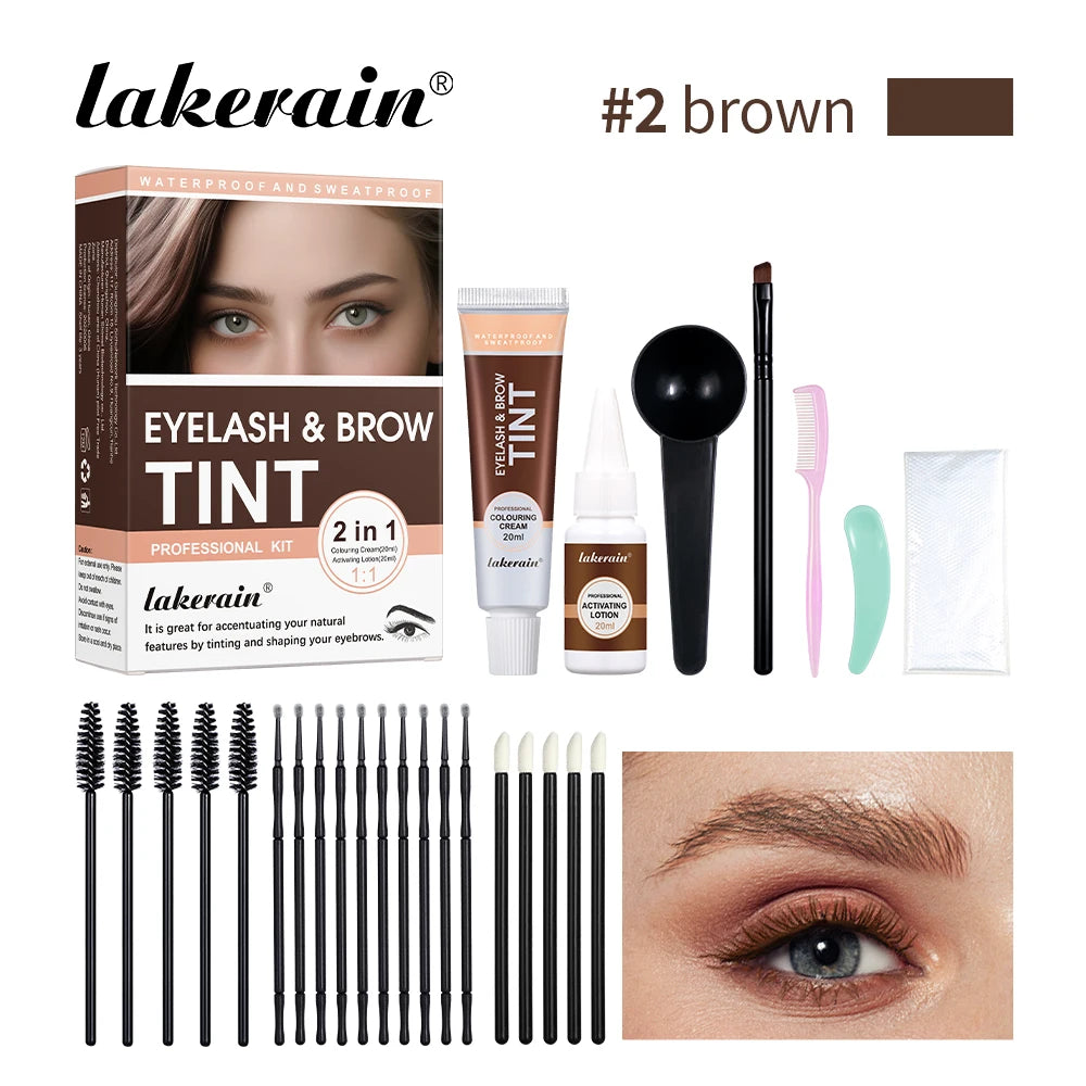 Professional Eyelash and Eyebrow Tinting Kit