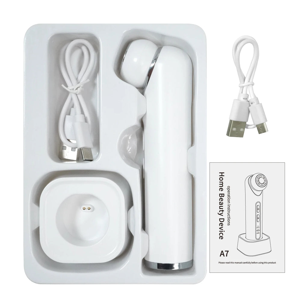 3-in-1 LED Photon Eye Facial Massager for Dark Circles and Puffiness