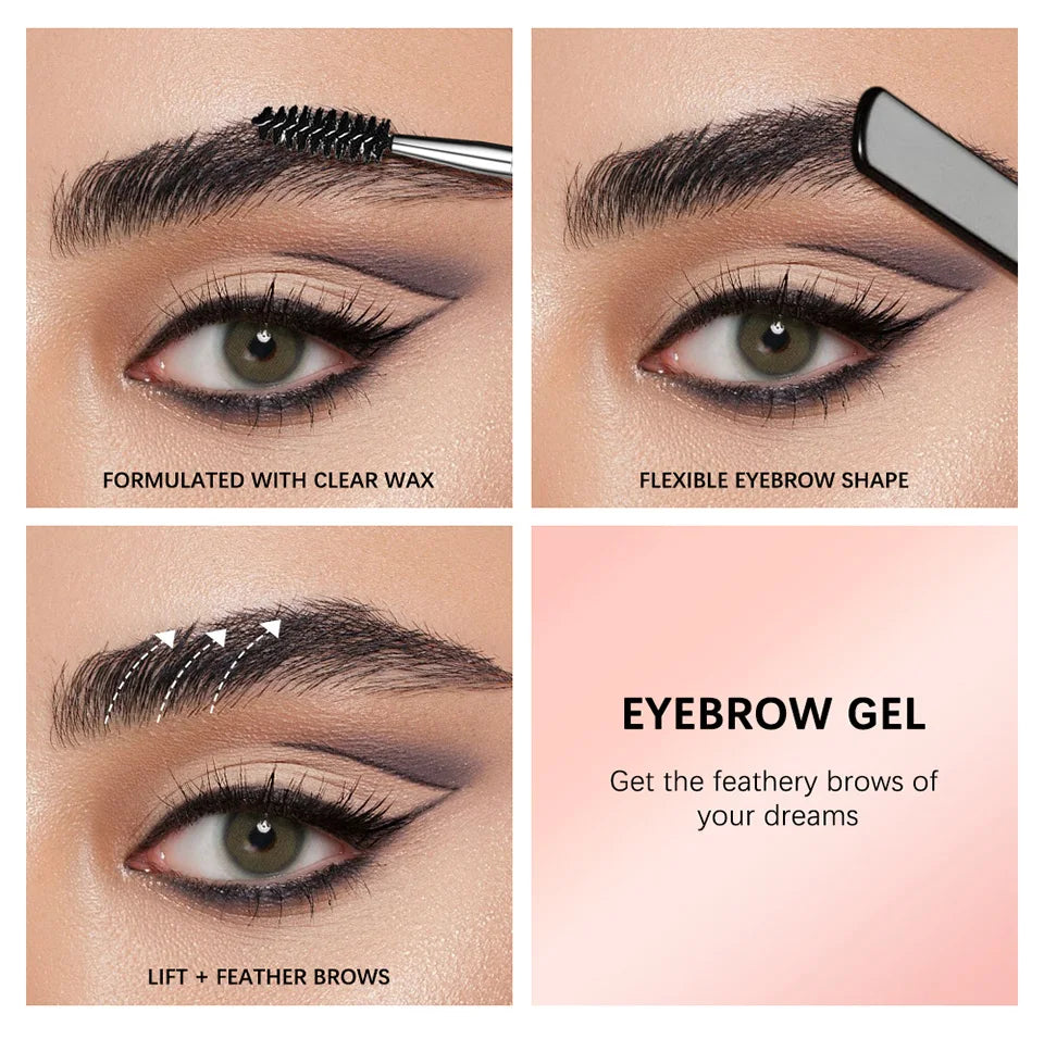 Waterproof Eyebrow Styling Gel for Natural Laminated Brows - 16