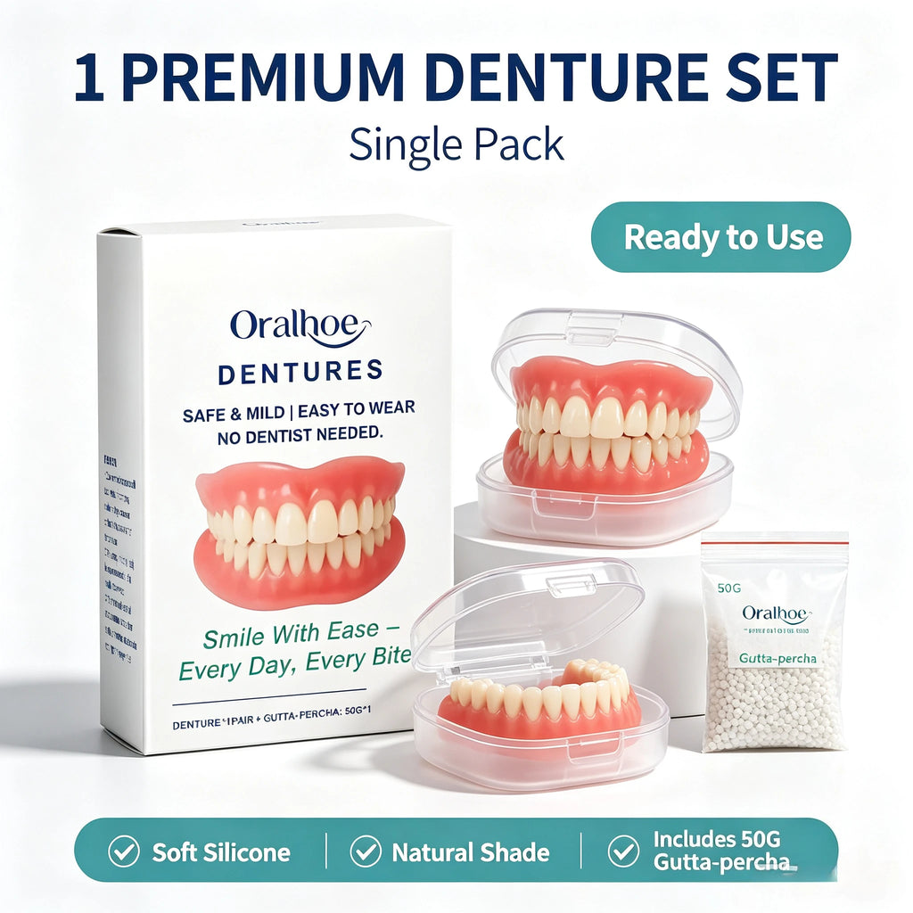Complete Denture Storage and Cleaning Care Kit