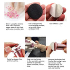 Electric Foot File Callus Remover Dead Skin Grinder Pedicure Tool