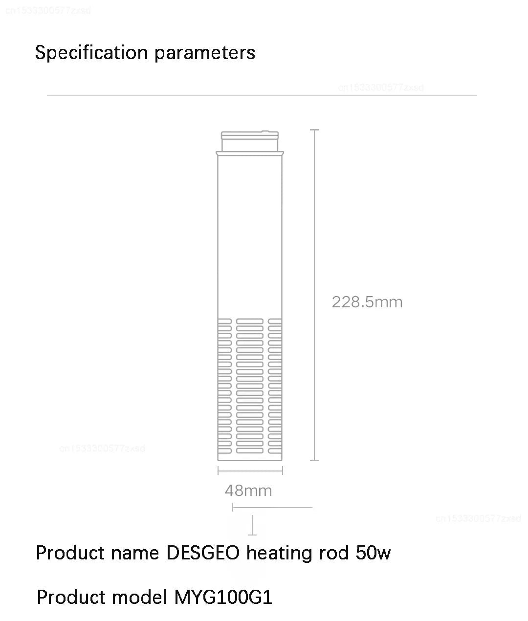Mijia 50W Smart Aquarium Heater Intelligent Fish Tank Thermostat