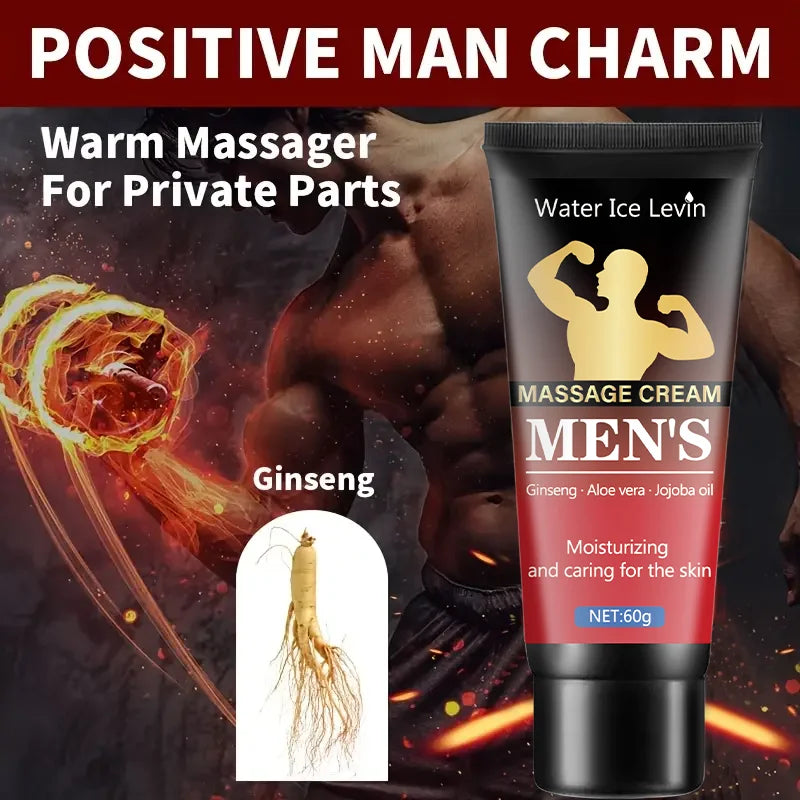 Water Ice Levin Ginseng Massage Cream Aloe Vera Jojoba Body Moisturizer
