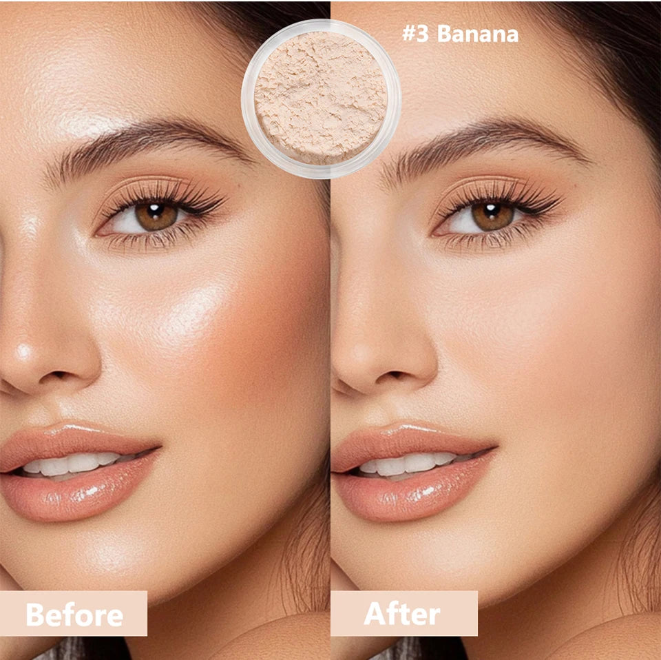 Oil-Absorbing Matte Setting Powder for Long-Lasting Makeup - 10