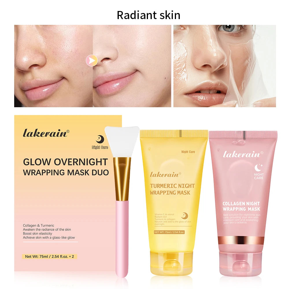 Collagen Night Wrapping Peel-Off Face Mask for Skin Firming