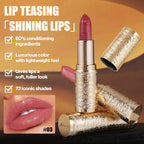 Molianji Shining Lipstick Long Lasting Moisturizing Lip Makeup