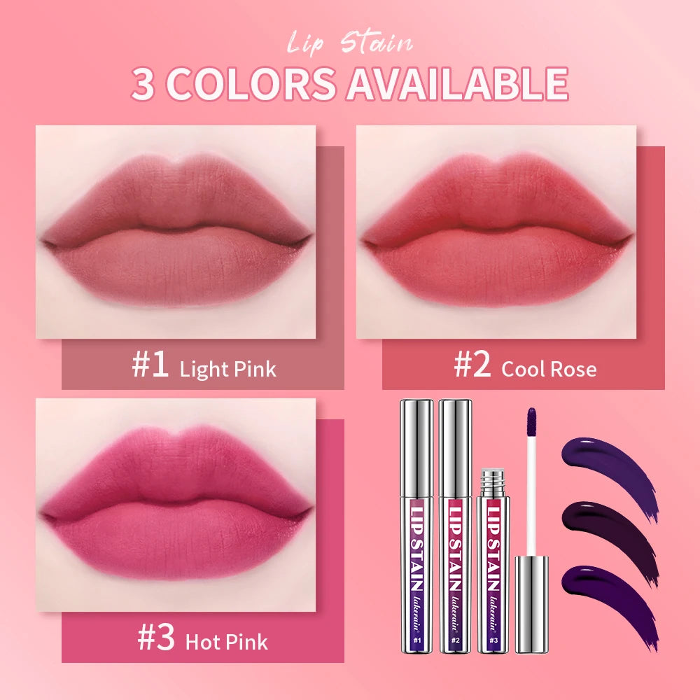 Long-Lasting Peel-Off Lip Stain Matte Tint