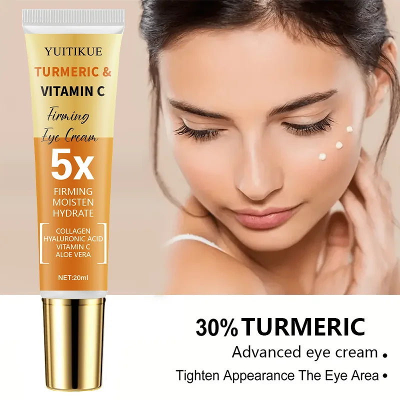 YUITIKUE Turmeric Vitamin C Eye Cream for Dark Circles and Firming - 11