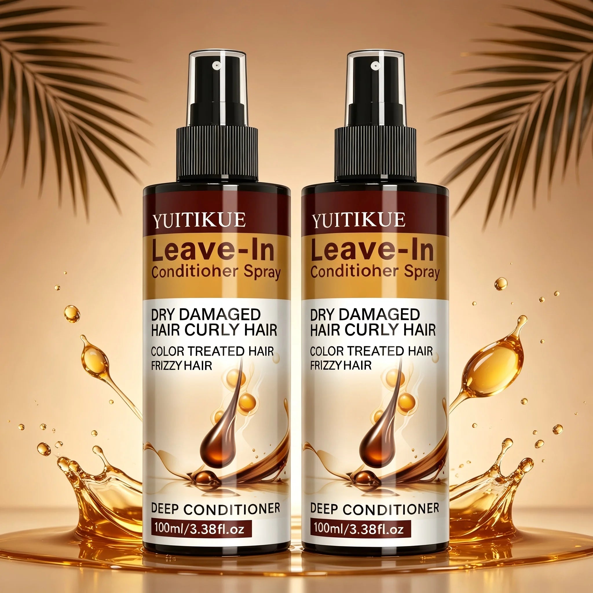 Leave-In Conditioner Spray for Dry Damaged and Frizzy Hair 100ml