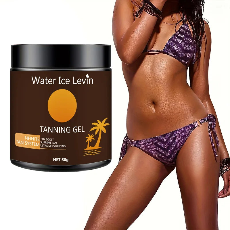 Water Ice Levin Natural Tanning Gel Traceless Bronzer for Body 80g