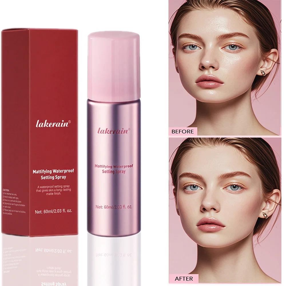 Long-Lasting Matte Makeup Setting Spray for All Skin Types - 1