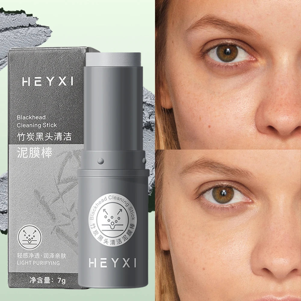 HEYXI Bamboo Charcoal Blackhead Cleansing Mask Stick Pore Refining