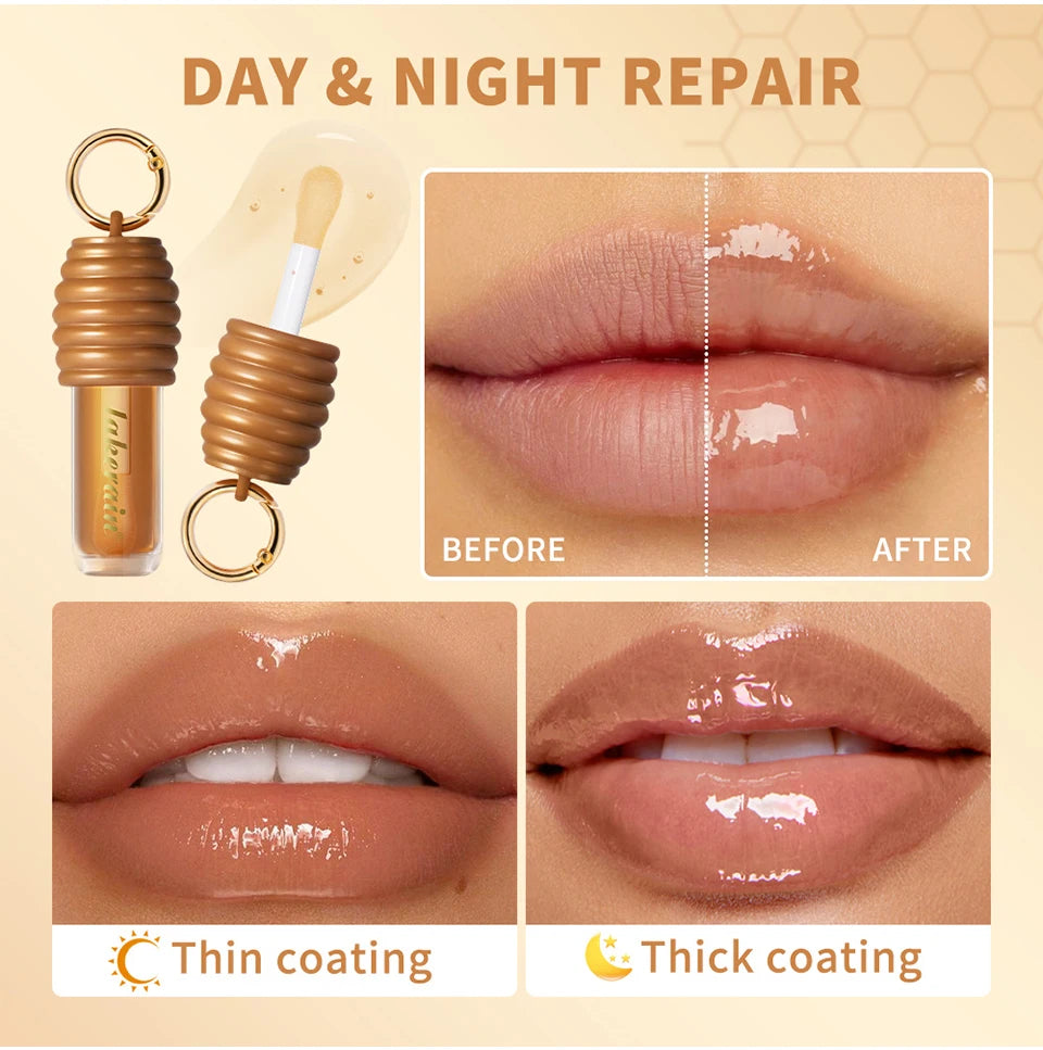 Hydrating Honey and Chocolate Lip Gloss Set