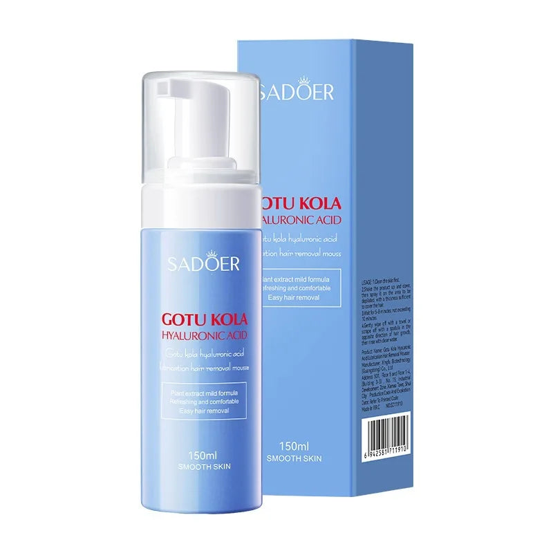 Sadoer Centella Hyaluronic Acid Hair Removal Mousse Gentle Body Foam